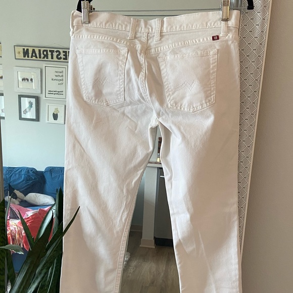 Lucky Brand Straight Leg White Jeans - Picture 4 of 5